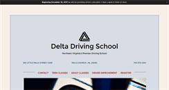 Desktop Screenshot of deltadrivingschool.net